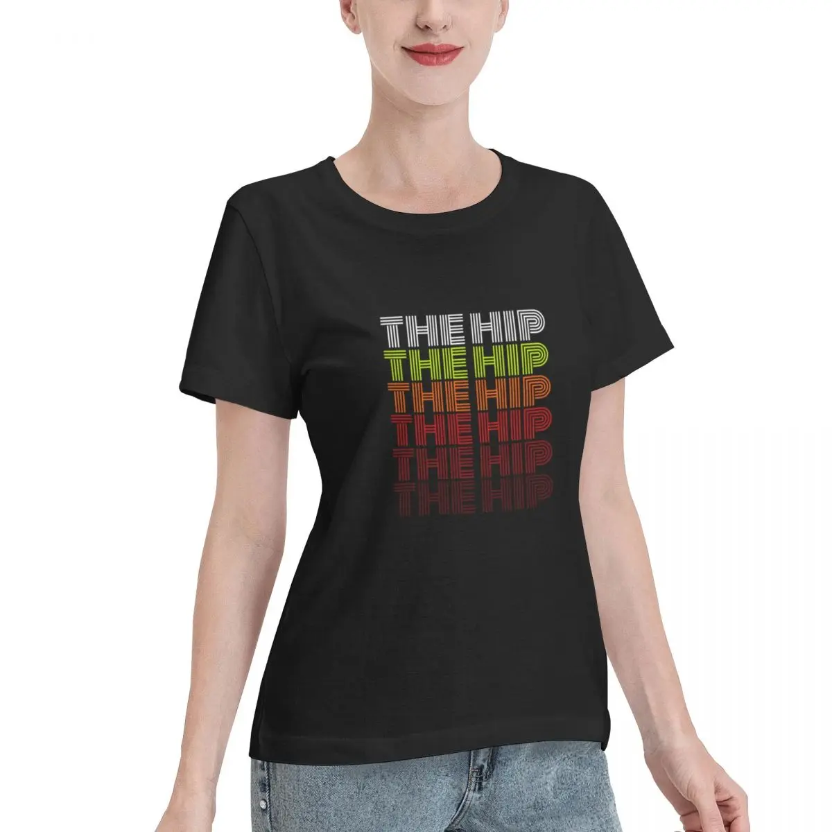 Tragically Hip Vintage Racerback T-shirt Female Women Girl Cotton Short Sleeve O-Neck Tee-Shirts Tops