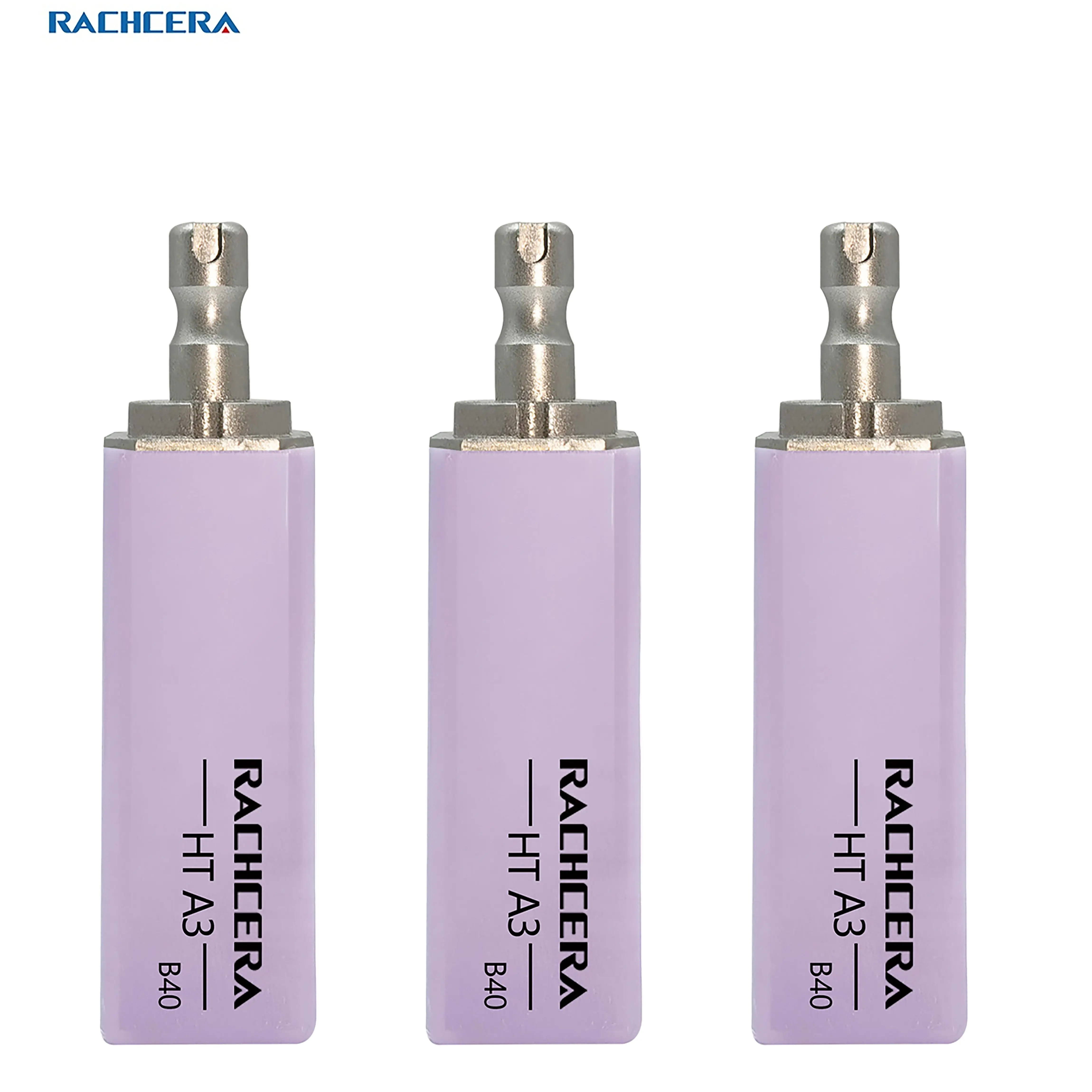 Lithium Disilicate B40 Dental Glass Ceramic Blocks 4pcs/Box LT/HT/MT Crown Material for CAD CAM Emax RACHCERA