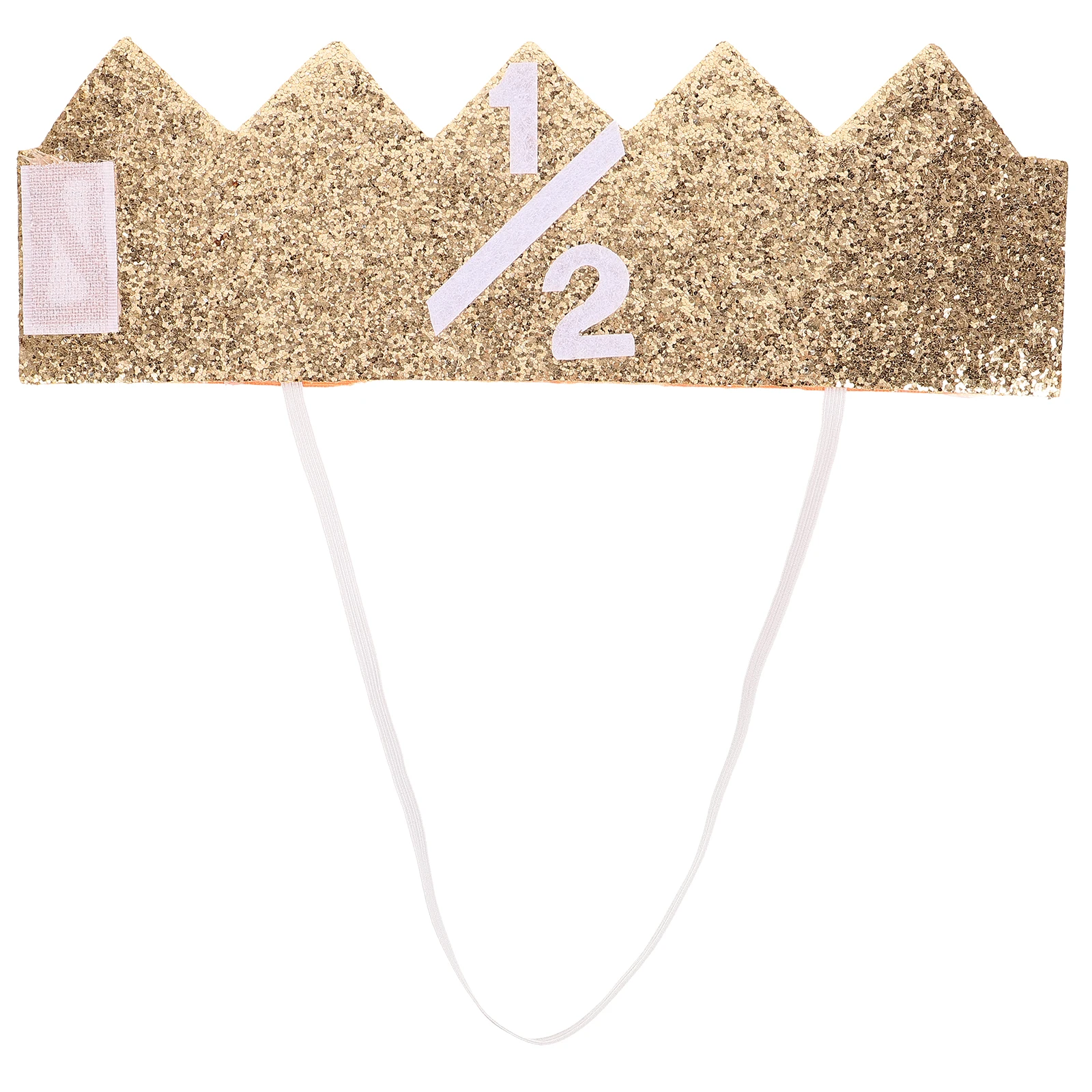 

Rose Gold Sequin Crown Birthday Hat for Kids Adults 1st Half Birthday Photo Props Comfortable Party Hats Festival Headwear DIY