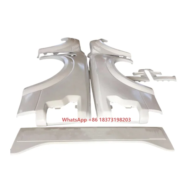 Most Popular Pickups Modified Fenders Parts White Wheel Fender Abs Car Fenders Wirh Rear Panel for F150 15-17