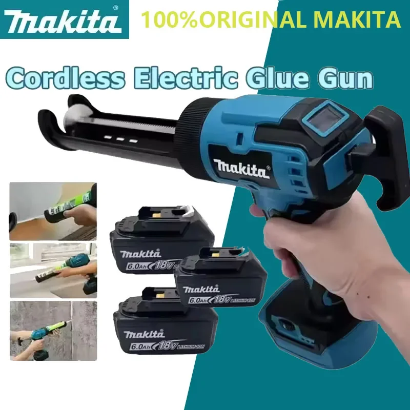 

Аккумуляторный электрический клеевой пистолет Makita 18В, многофункциональный портативный пистолет для герметизации и заполнения, электроинструмент