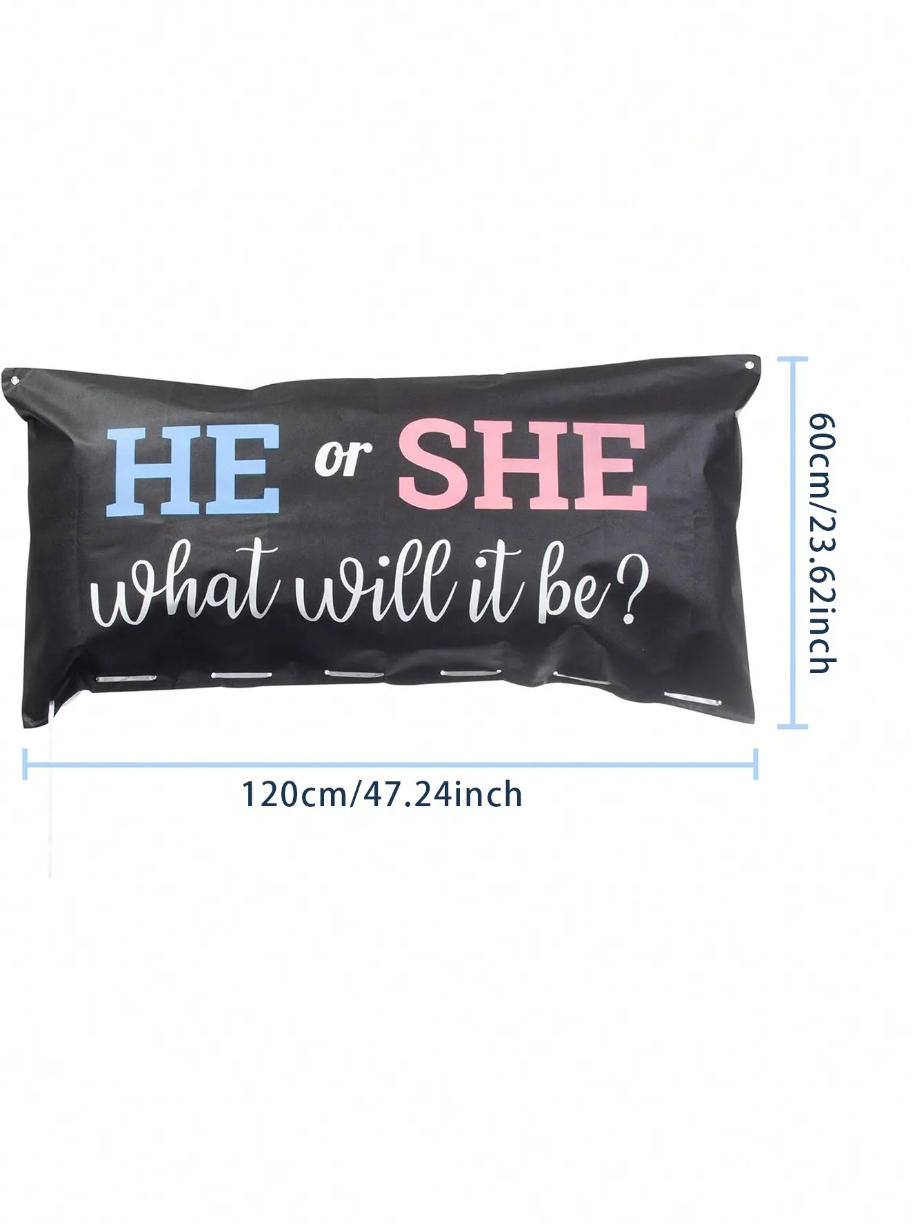 1set Gender Reveal Balloon Drop Bag | He or She, What Will it Be?