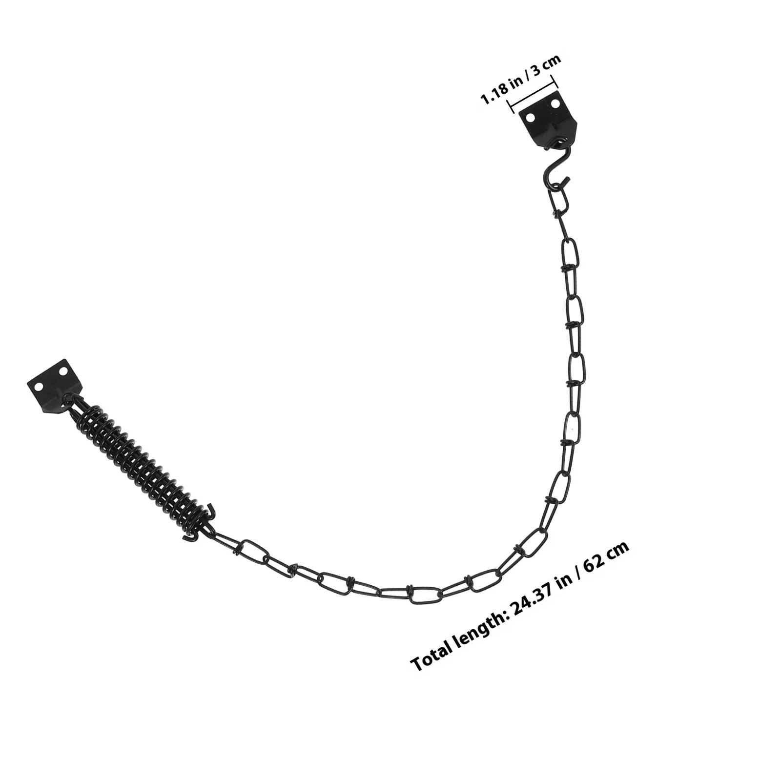 2 مجموعة الثقيلة يندبروف سلسلة الحرس النمط الأمريكي مقبض للباب الأمامي مكافحة سرقة قفل داخلي سلسلة معدنية مزلاج العاصفة