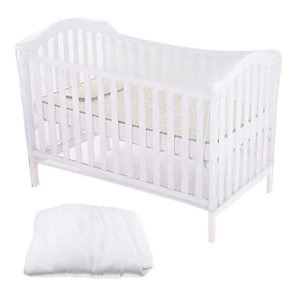 Mosquito Crib Mosquito Net Foldable Breathable Stroller Safety Tent Washable Full-face Cot Cover for Holidays Travel Summer view 4