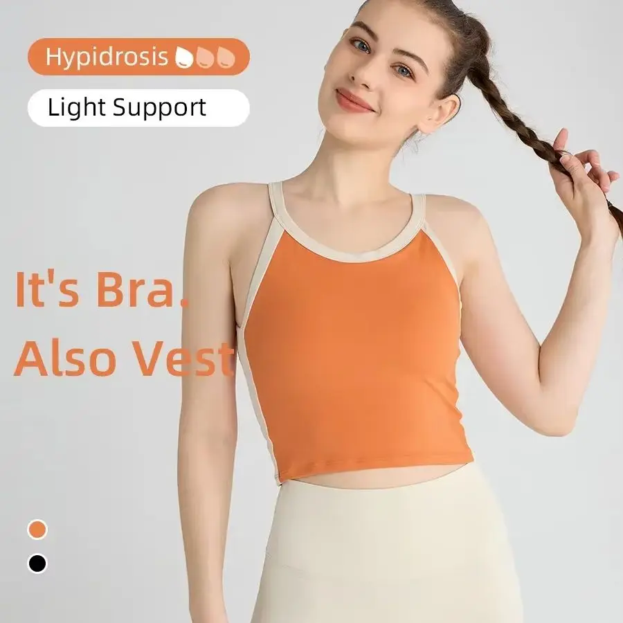 جديد إمرأة سترة يوجا سترة رياضية علوية رفع اللياقة البدنية ثابتة مع وسادة اليوغا الصدرية الملابس الداخلية الرياضة القمم المرأة تنفس صدرة للجري الصالة الرياضية 👚