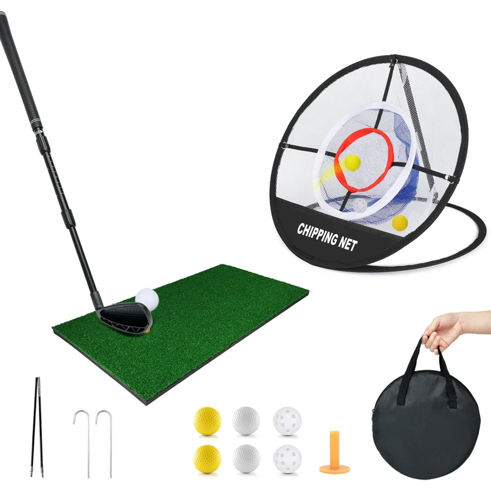Factory Price Golf Practice Three Circle Chipping Net Durable Golf Chipping Net With Three Nets