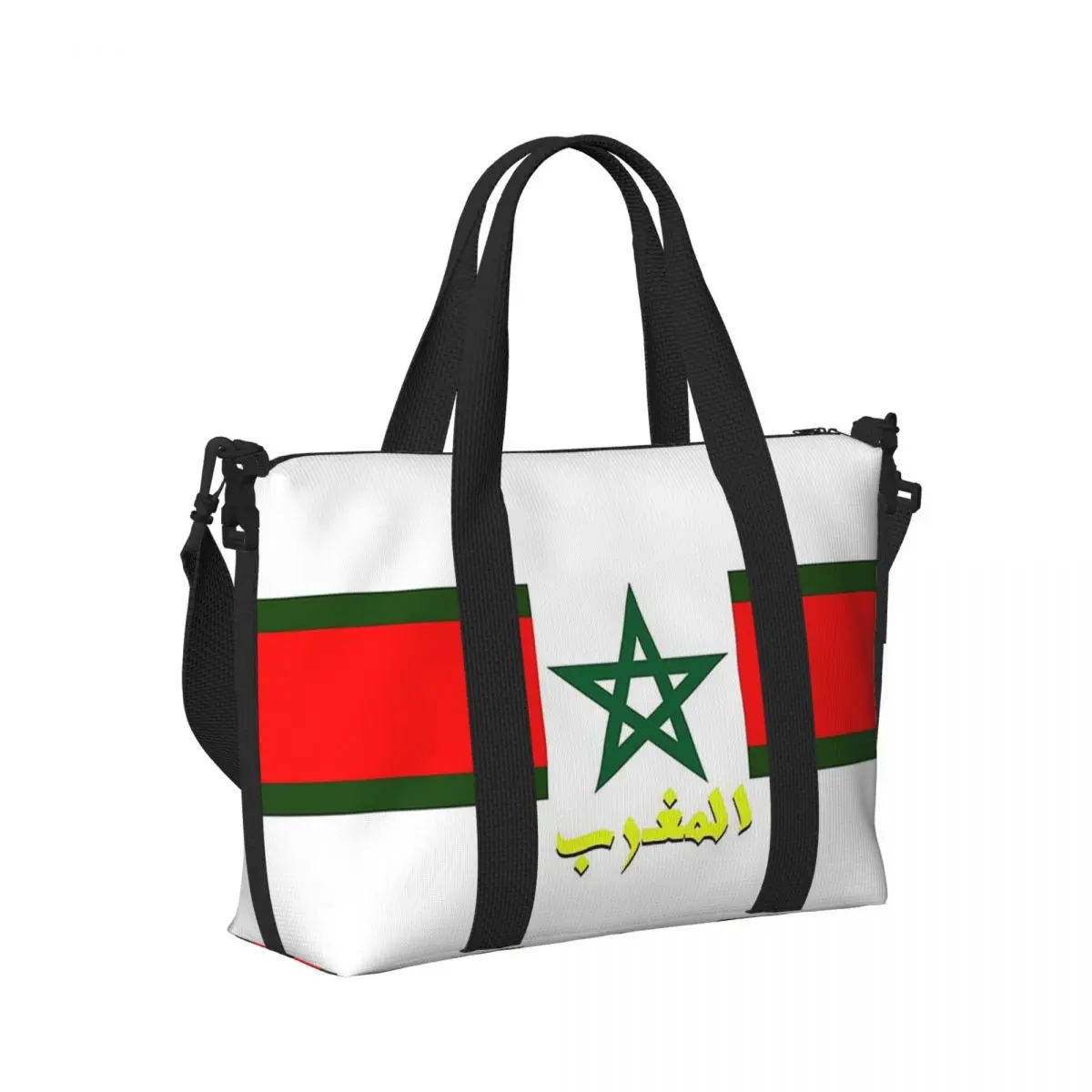 

Марокко Марокко Пляжная дорожная сумка Большая вместительная сумка-тоут для спортзала Спортивная женская дорожная сумка для покупок
