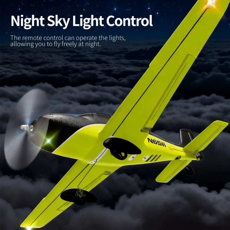 QIDI-580 4 Kanal Fernbedienung Flugzeug SR22 Simulation Flugzeug 1504 Bürstenlosen Motor Fernbedienung Spielzeug Für Kinder Geschenke