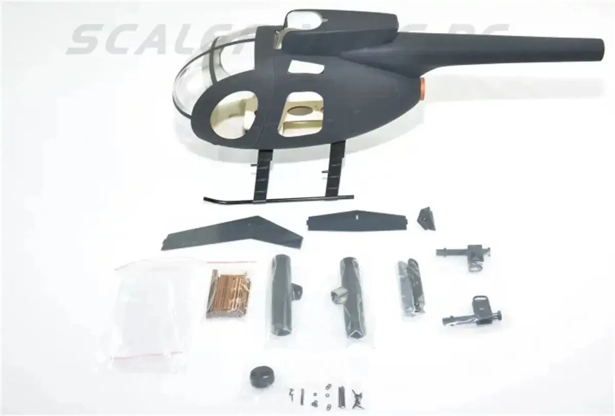 

Фюзеляж для радиоуправляемого вертолета Roban 450 Size MD-500D Little Birds, стекловолокно, запчасти для RC-вертолетов