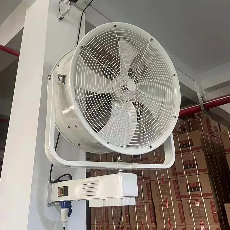 Wall Mounted Commercial Misting Fan, Multi-Size Spray Cooler, High Efficiency Humidifier for Commercial Outdoor Cooling