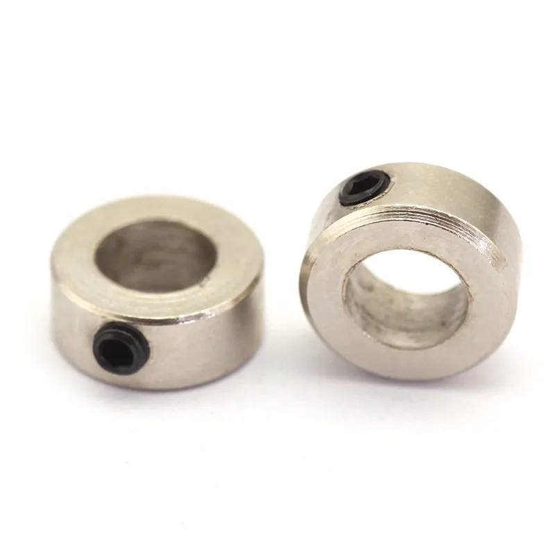 Collier de roue en métal, 10 pièces, 2.1mm 3.1mm 4.1mm 5.1mm 6.1m, modèle RC, collier de verrouillage de roue, douille d'essieu d'arbre pour bouchon de train d'atterrissage