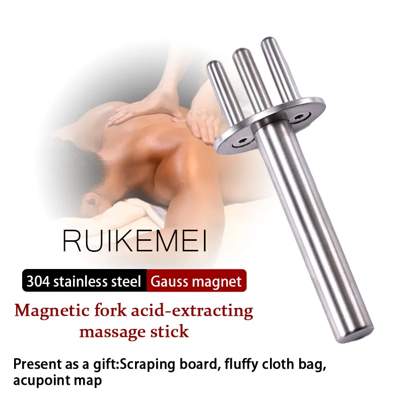 

Trigeminal Straight head Magnetic Fork Magnetic Point Meridian Massage Stick To Dredge Lymphatic Muscle Relaxation