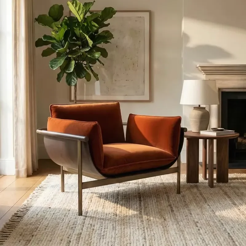 Residential & Villa Furniture Manufacturing Living Room & Bedroom Armchair Sofas