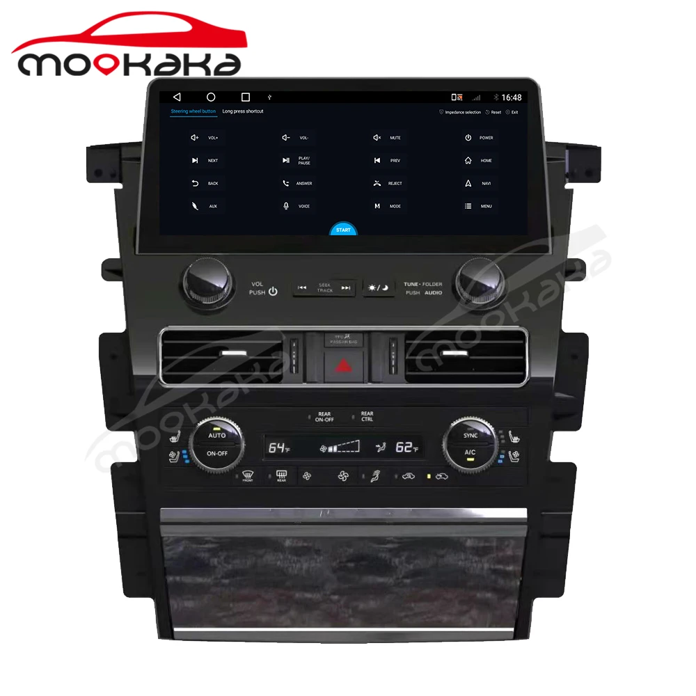 Radio Multimedia con GPS para coche, Radio con reproductor, Android 128G, estéreo, unidad principal, grabadora de Audio, CA, para Infiniti QX80 2010 - 2016