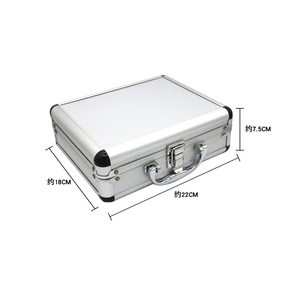 Minor Flaw Unique Item Profession Multi-Function Tattoo Carrying Case Machine Storage Box Lock Organizer Aluminum Alloy Suitcase