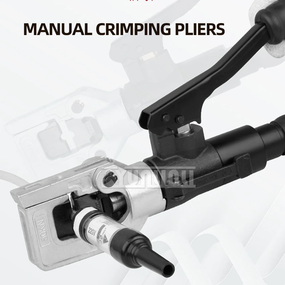 Hydraulic Crimping Tool HT-51 Cable Lug Crimper Plier 10-240mm² Compression Tool Pressure 60kn Pressure