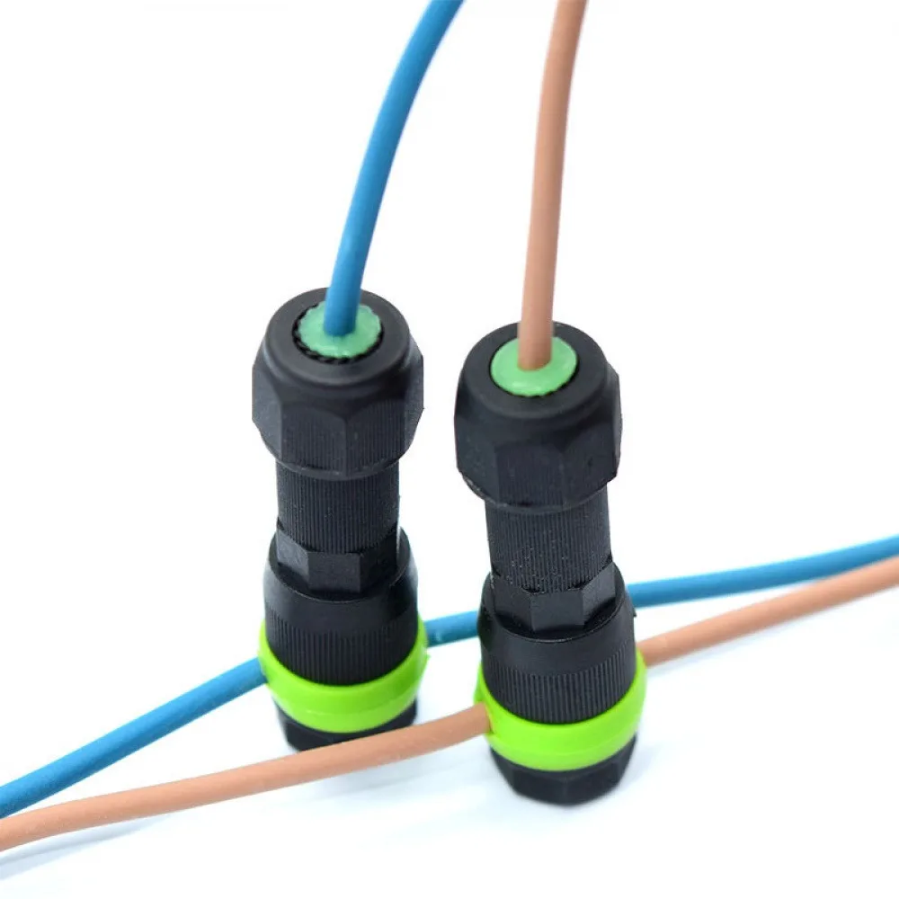 4PCS PA66 Wire Connector IP68 Waterproof Terminal Block No-stripping Wire Punctured Connector for communication for Lighting