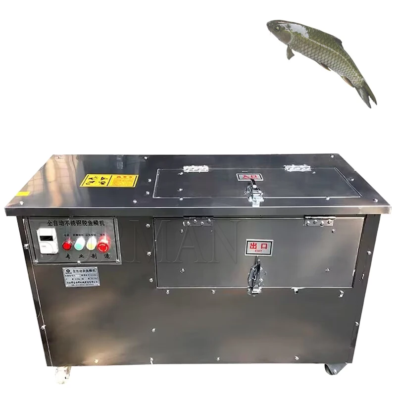 Commercial Fish Killing Machine Large Fish Skin Clearner Scraping Electric Automatic Fish Scale Removal Graters Machine