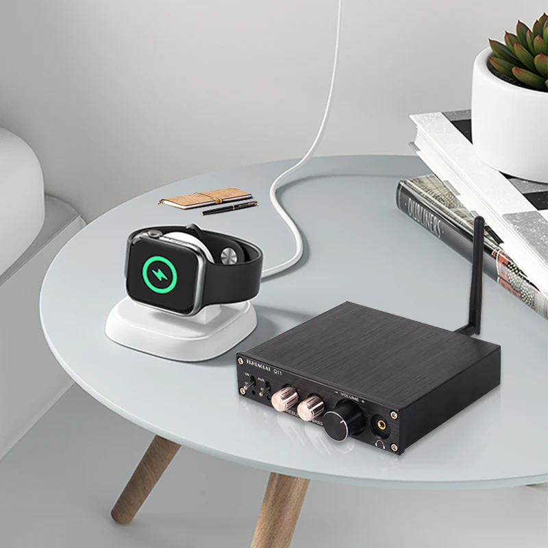 

Q11 Audiophile Bluetooth Audio Receiver HiFi Lossless Decoding Amplifier Stereo Pre-Stage Audio Amplifier