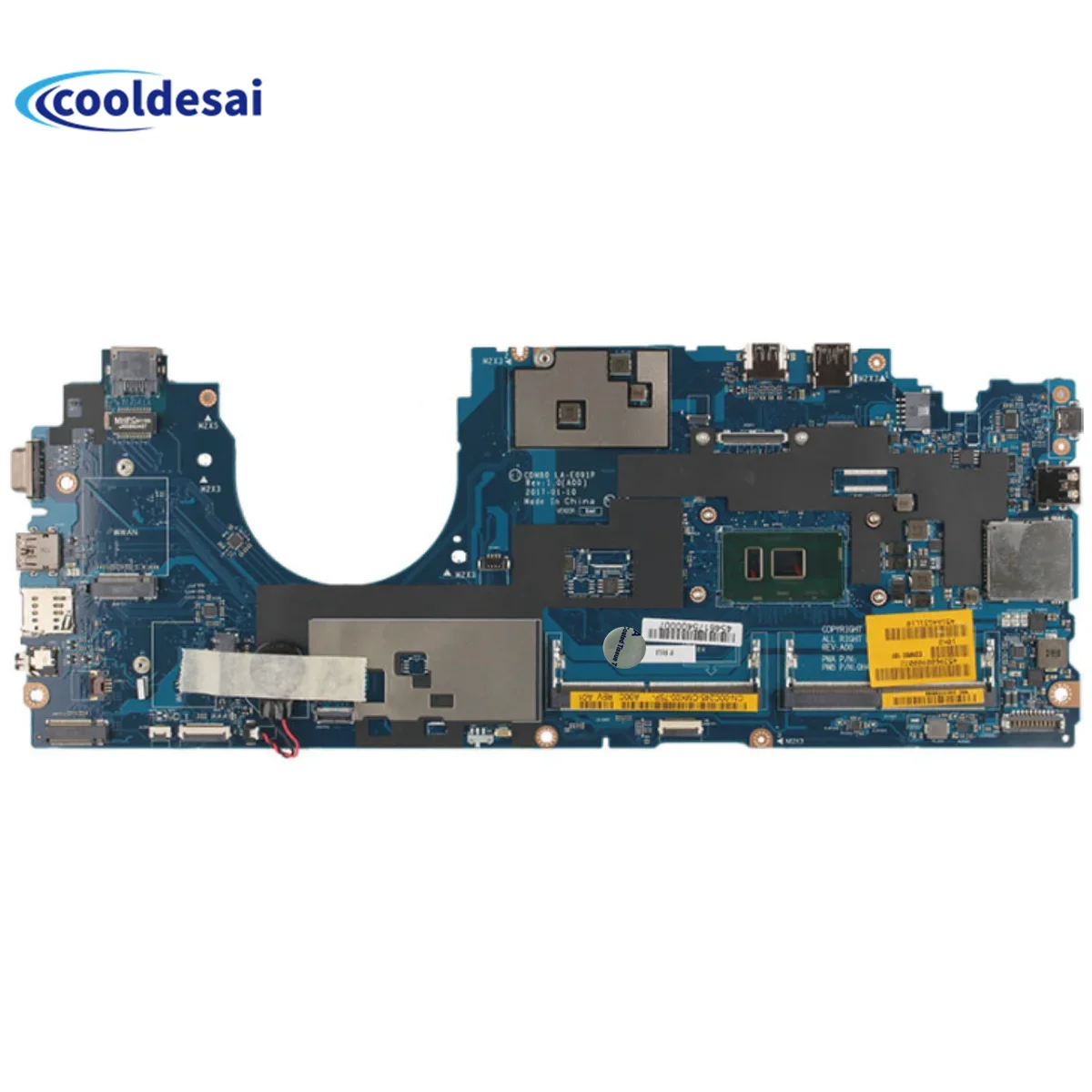 

For Dell Latitude 5580 Laptop Motherboard LA-E091P 00C098 0M3HDV 0V6V32 0PF39V 0Y2K9C 0752XF i5 i7 6/7th Notebook Mainboard