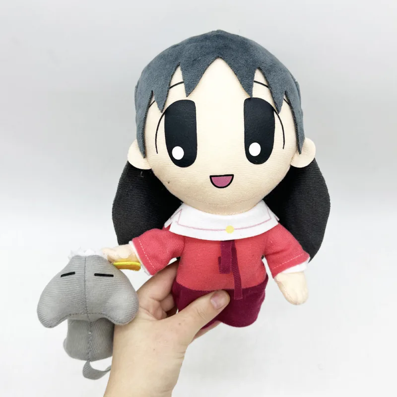 Anime Azumanga Daioh Sakaki Pluche Schattig 22 Cm Meisje Met Haai Kat Knielende Positie Gevulde Pop Speelgoed Voor Kind Verjaardagscadeau