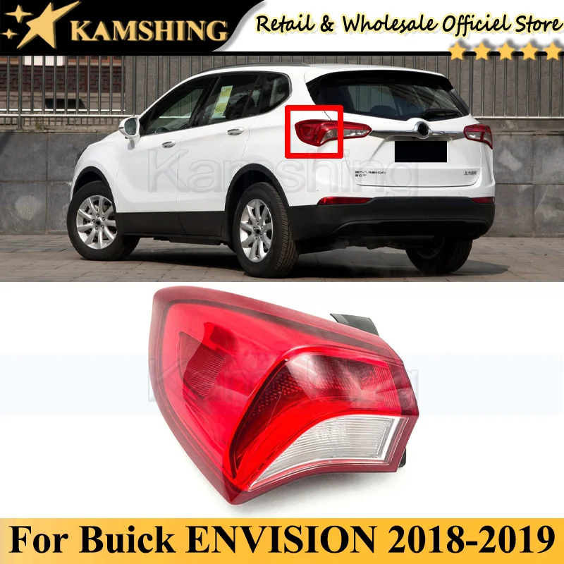 

Kamshing Outer For Buick ENVISION 2018 2019 Rear Tail light lamp Taillights taillamps Brake Light