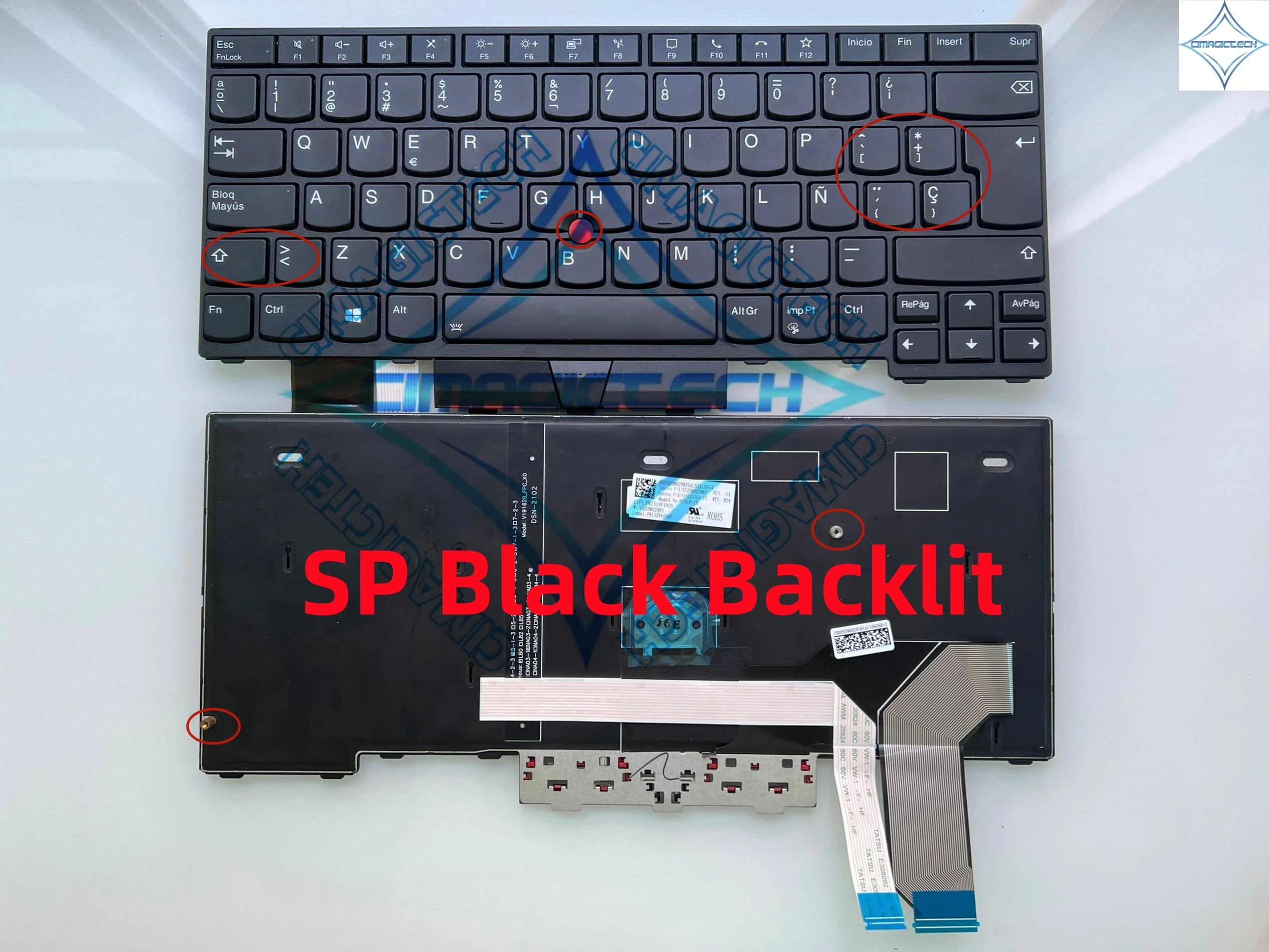 New FR French US Brazil BR SP LA Spanish Latin Backlit For Lenovo IBM Thinkpad L14 L14 Gen 1 L14 Gen 2 Keyboard With Track Point