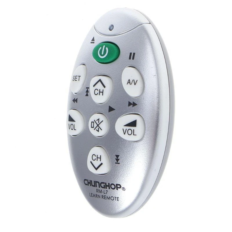 U55B Universal Mini Learning Remote Control RM-L7 3V for TV/SAT/DVD/CBL/DVB-T