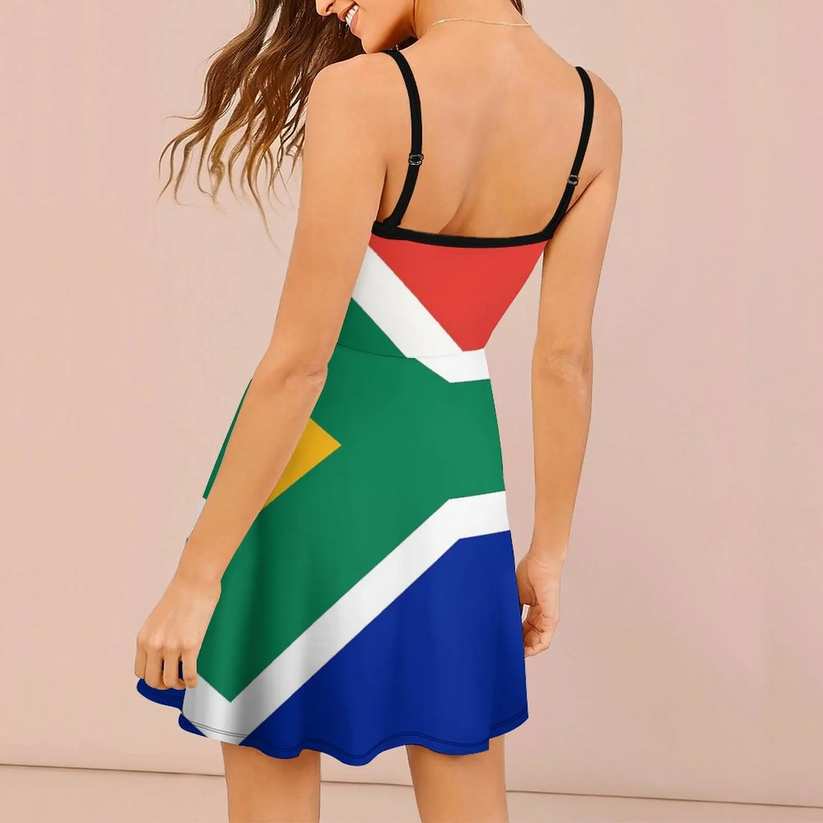 Sexy südafrika (1) frauen schlinge kleid lässige clubs frauen kleid riemchen kleid kreativ