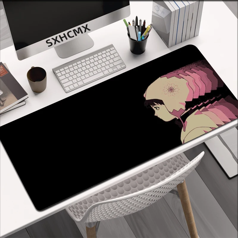 Serial Experiments Lain Mousepad Mouse Mat with Pad Gaming Accessories Prime Gaming XXL Keyboard Pad Stitch Padding Mat