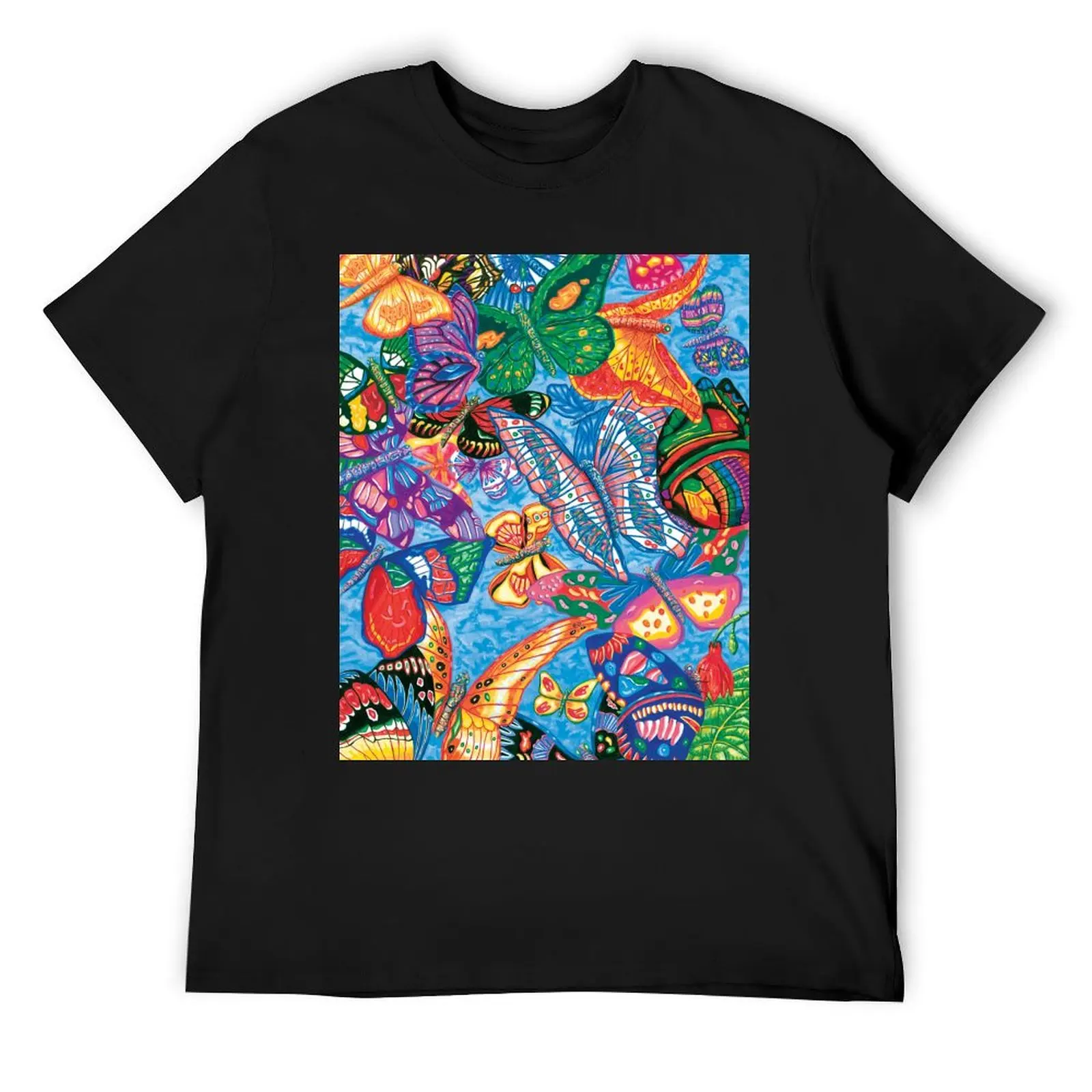 

Butterfly Mosaic T-Shirt gifts for boyfriend sports fans quick-drying croswit shirt man t shirts men
