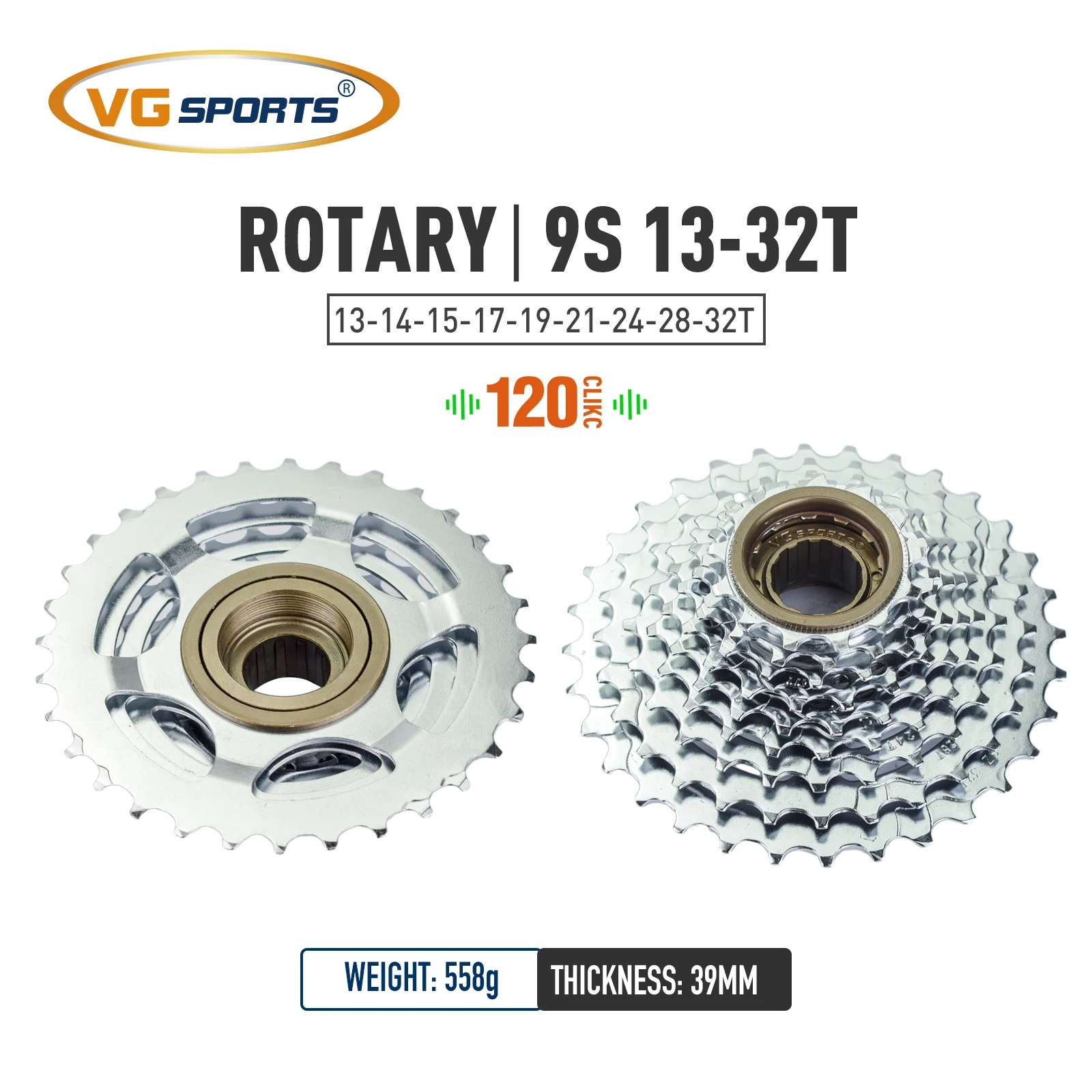 1pc VG Sport Fahrrad Kettenrad 5/6/7/8/9/10/11 Geschwindigkeit Gewinde Freilauf 14-28T 13-28/32T 11-32/36T Steckdosen Kompatibel mit Drehnabe