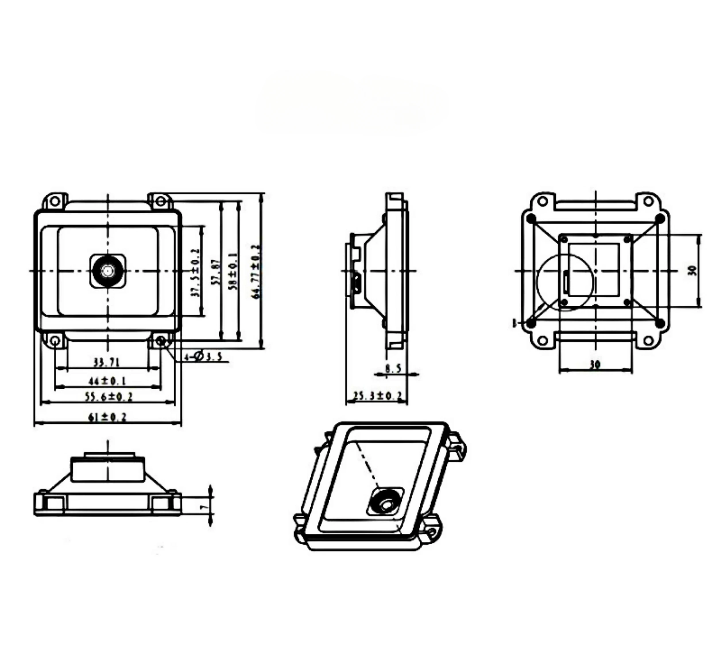 Picture 5: Embedded scanning module reverse scanning access control turnstile