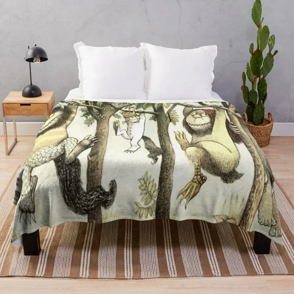 

Wild Things Romp, Max Throw Blanket