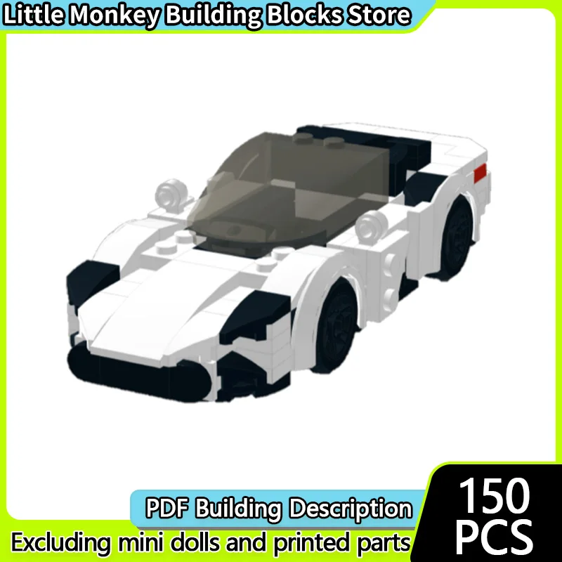 

Speed Racing Car Model MOC Building Bricks MC20 Top Tier Sports Car Modular Technology Children Holiday Gifts Assemble Toys Suit