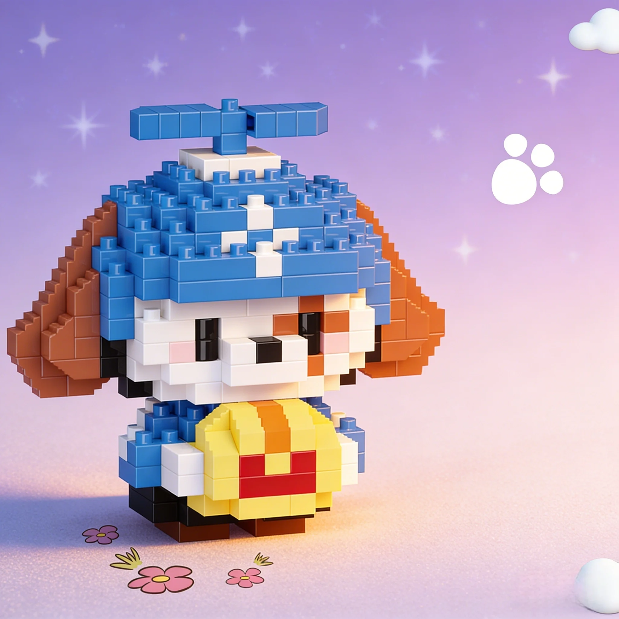 

Набор строительных блоков «Синяя собака», 293 детали, развивающая игрушка-головоломка 3D STEM для детей, DIY, для подарков на Рождество, Хэллоуин, День рождения