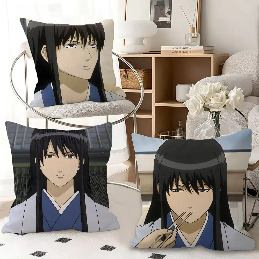 1pc Kotarou Katsura Anime Characters Pillow Case Fashion Square Pillowcase Bedroom Sofa Room Ins Decoration Leisure