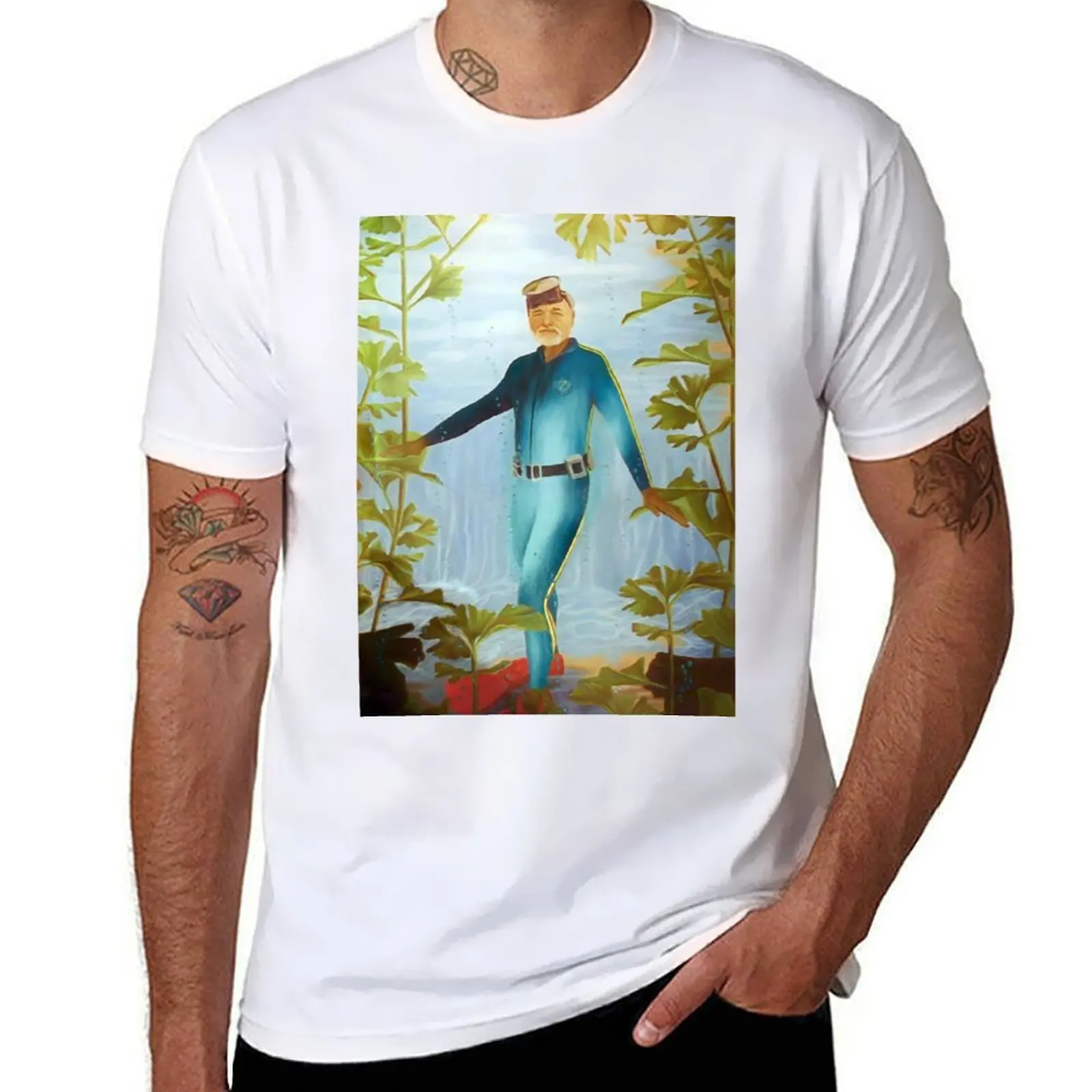 

Bill Murray as Steve Zissou, Very Lifelike... T-Shirt man graphic t shirt t shirts for man graphic vintage T-Shirt