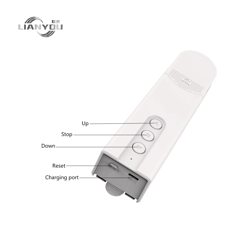 Works with Tuya Smart For Home Curtain Opener Electronic Curtain Motor Robot Remote Button Control Automatic Curtain Opener