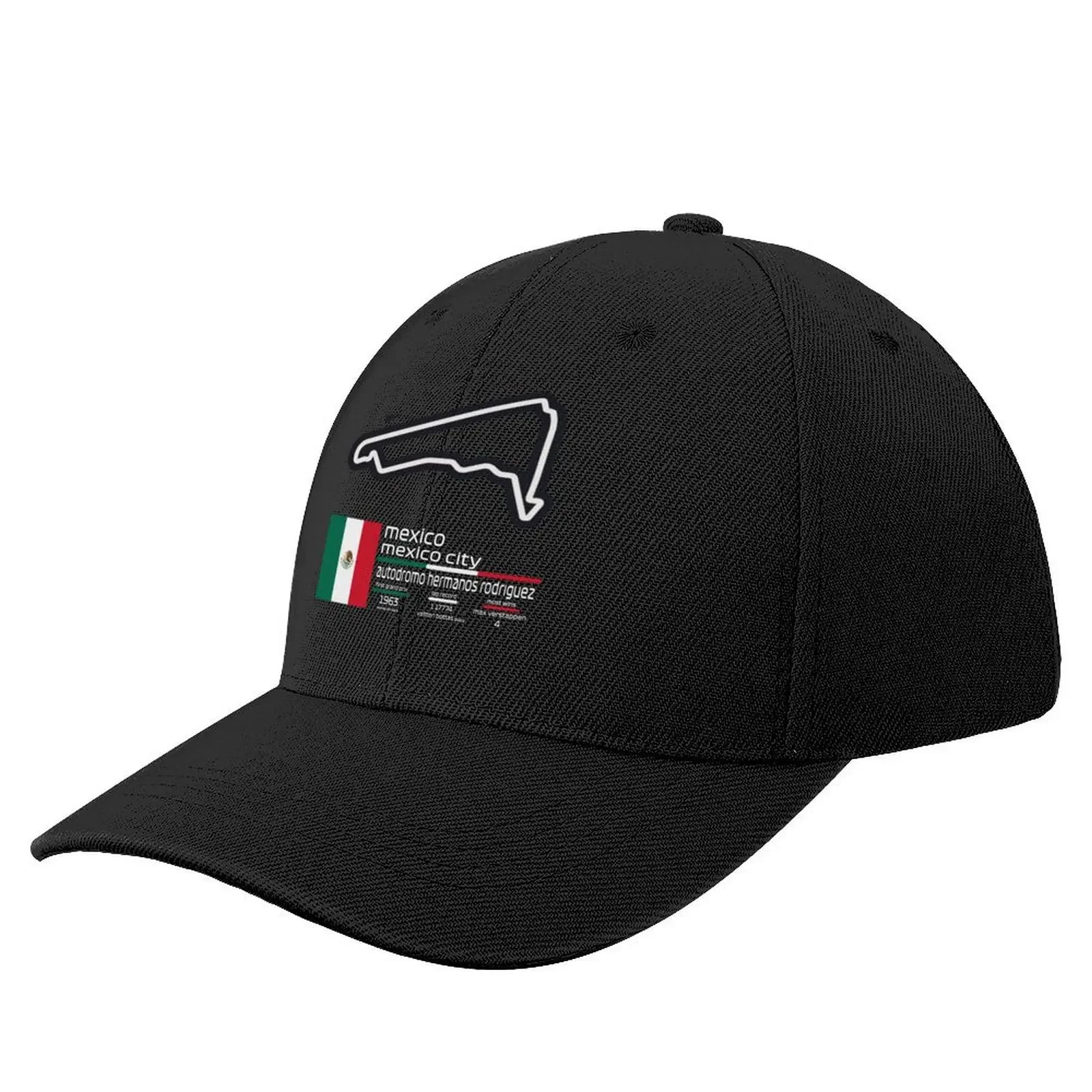 Mexico City F1 Records (Autódromo Hermanos Rodríguez) Baseball Cap Luxury Man Hat funny hat Beach Bag Mens Hats Women's