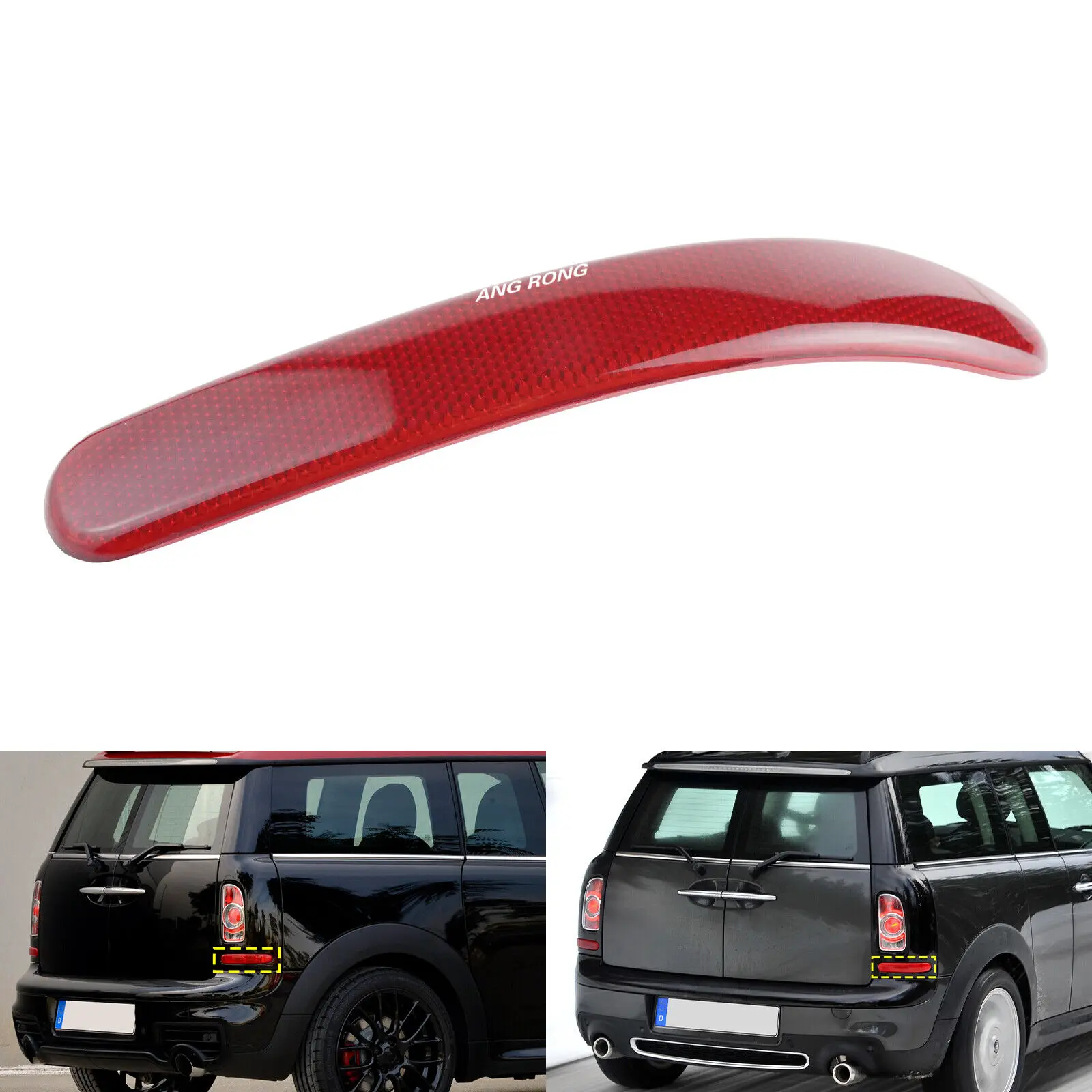 For Mini Cooper R55 2008-14 Right Rear Bumper Reflector Light Assembly Red Lens 