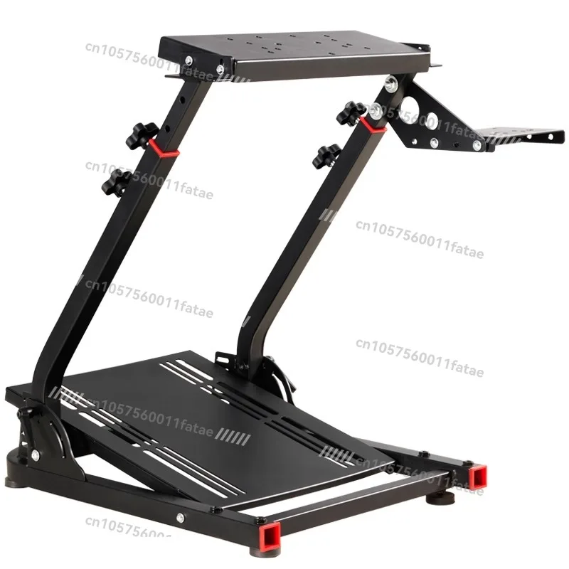 Adjustable Foldable Racing Wheel Stand for G29 G923 T300 GT with Handbrake Support Simulator Rig