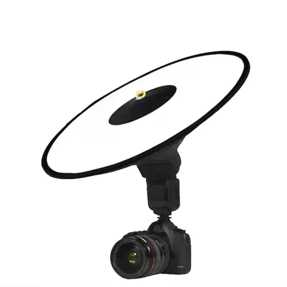 Picture 3: Collapsible Softbox Diffuser Reflector Folding With Storage Bag Camera Diffuser 42cm Diameter Adjustable Flash Diffuser