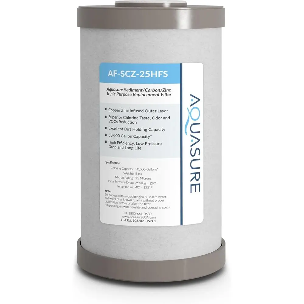 

Triple Layer Sediment, Carbon, and Zinc Inhibiting Filter Replacement with Stand