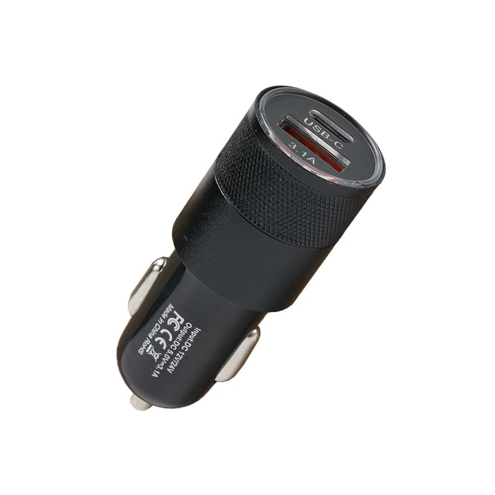 65W Car Quick Charge 3.0 Car Charger Cigarette Lighter Adapter USB Type C Fast Charge Socket Power Outlet Replacement Parts