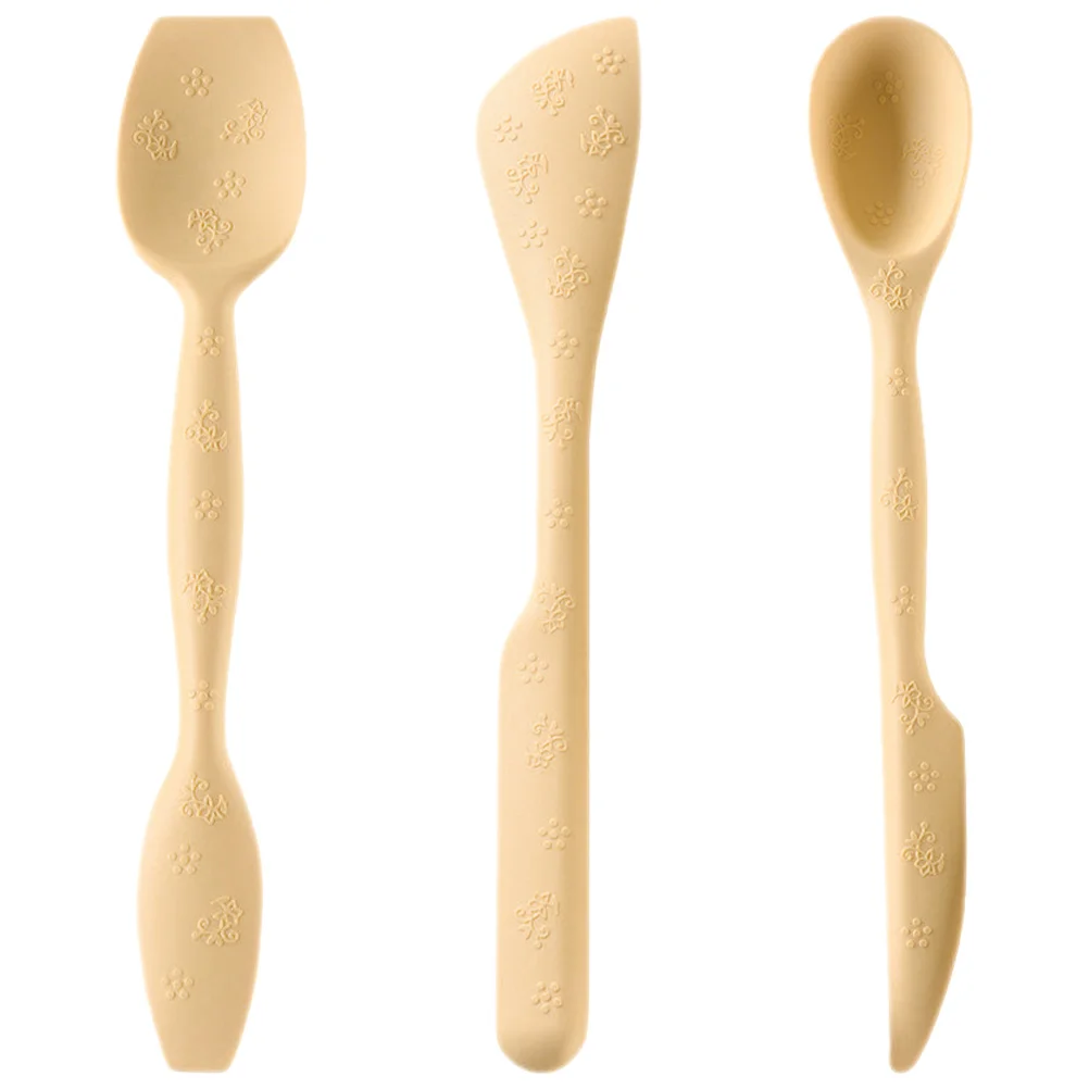 

3Pcs Baking Spatula Set Silicone Cake Cream Spatula Non-Stick Kitchen Baking Tool Heat Resistant Gift for Bakers