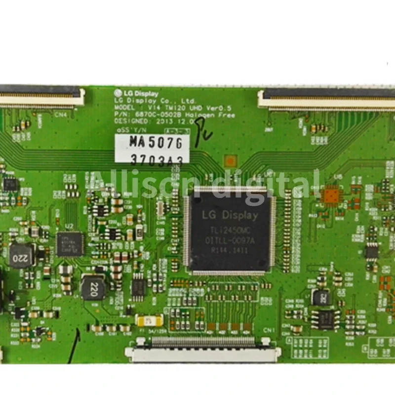 Placa lógica original v14 tm120 uhd 6870c-0502c 6870c-0502b 6870c-0502a para tv de 42 polegadas, 49 polegadas, 55 polegadas