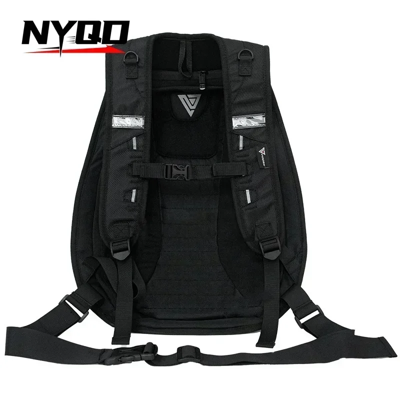 Motorcycle Hard Shell Waterproof Bag Rider Backpack Carbon Fiber Motorcycle Riding Bag Motorcycle Backpack