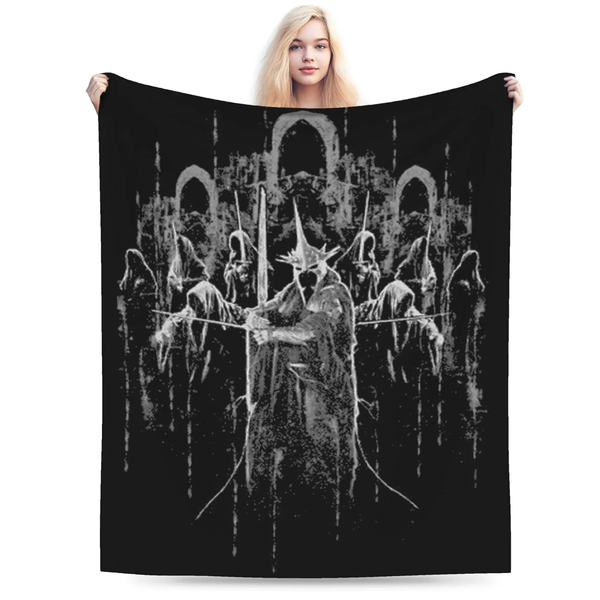 Mordor L-Lords of the R-Rings Blankets Flannel Decoration Lightweight Thin Throw Blankets for Bed Couch Bedspread