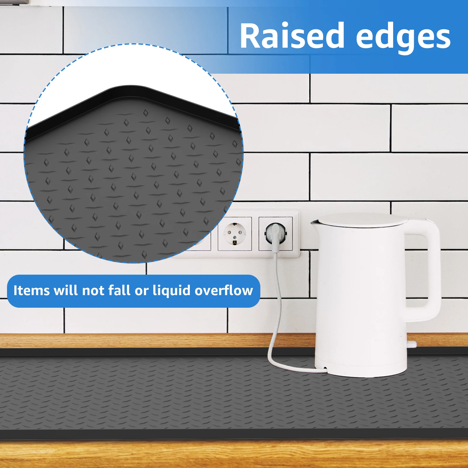 Silicone Washer Dryer Top Protector Waterproof Dustproof Dryer Top Protector Mat Versatile Washer Dryer Countertop Storage Pad